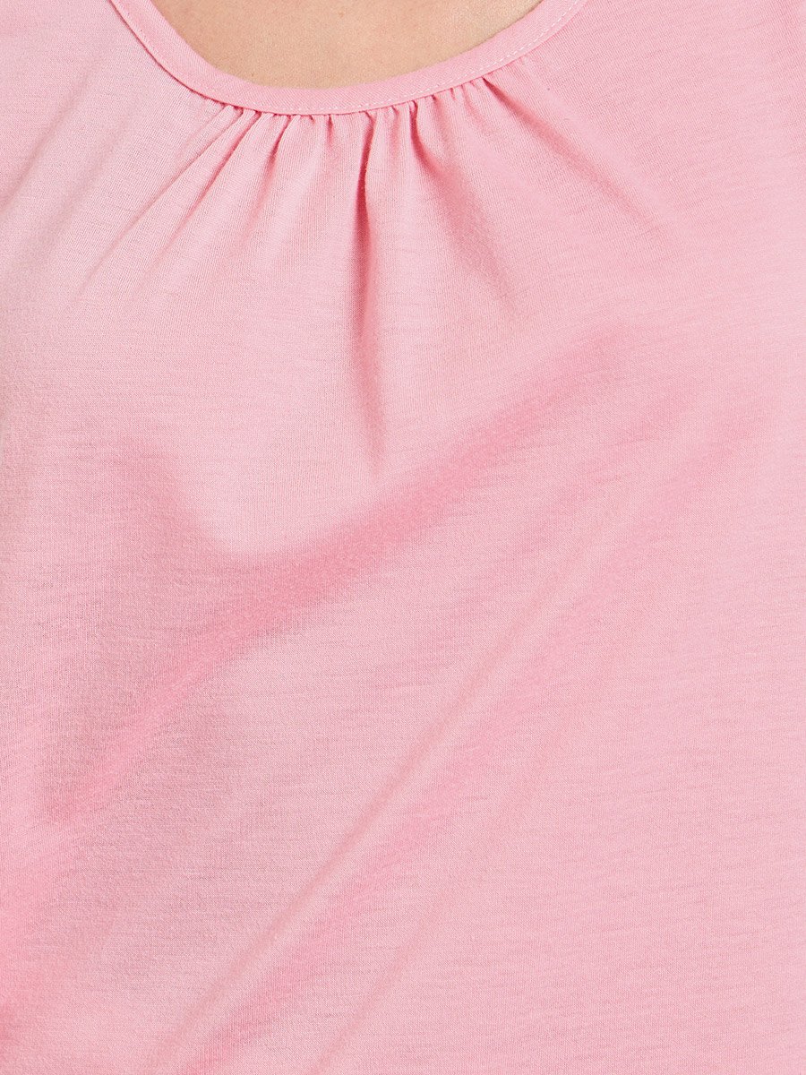 Pink Gathered Swing Cami and Floral Print Pyjama Set
