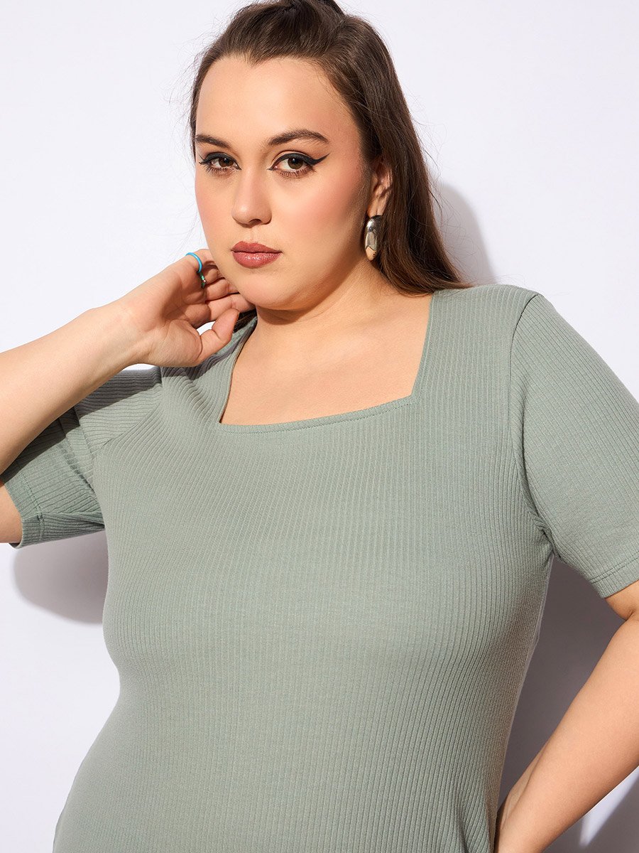 plus size yellow midi dress Addition Elle Plus Size Sleeveless Square Neck Flared Midi Dress –  Penningtons