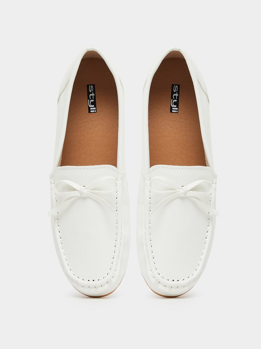 Bow Detail Slip One Shoes