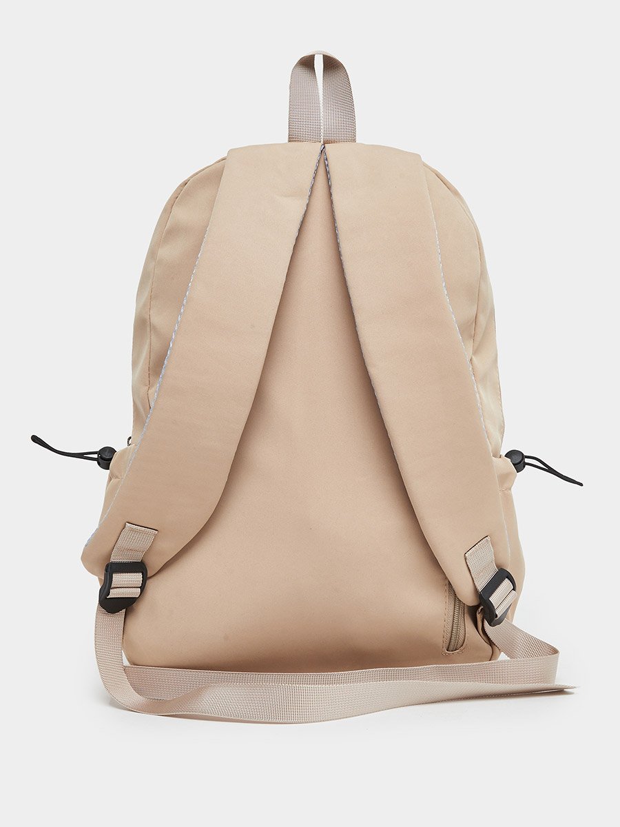 Front Zip Backpack with Drawstring Detail For Women at UAE | Styli