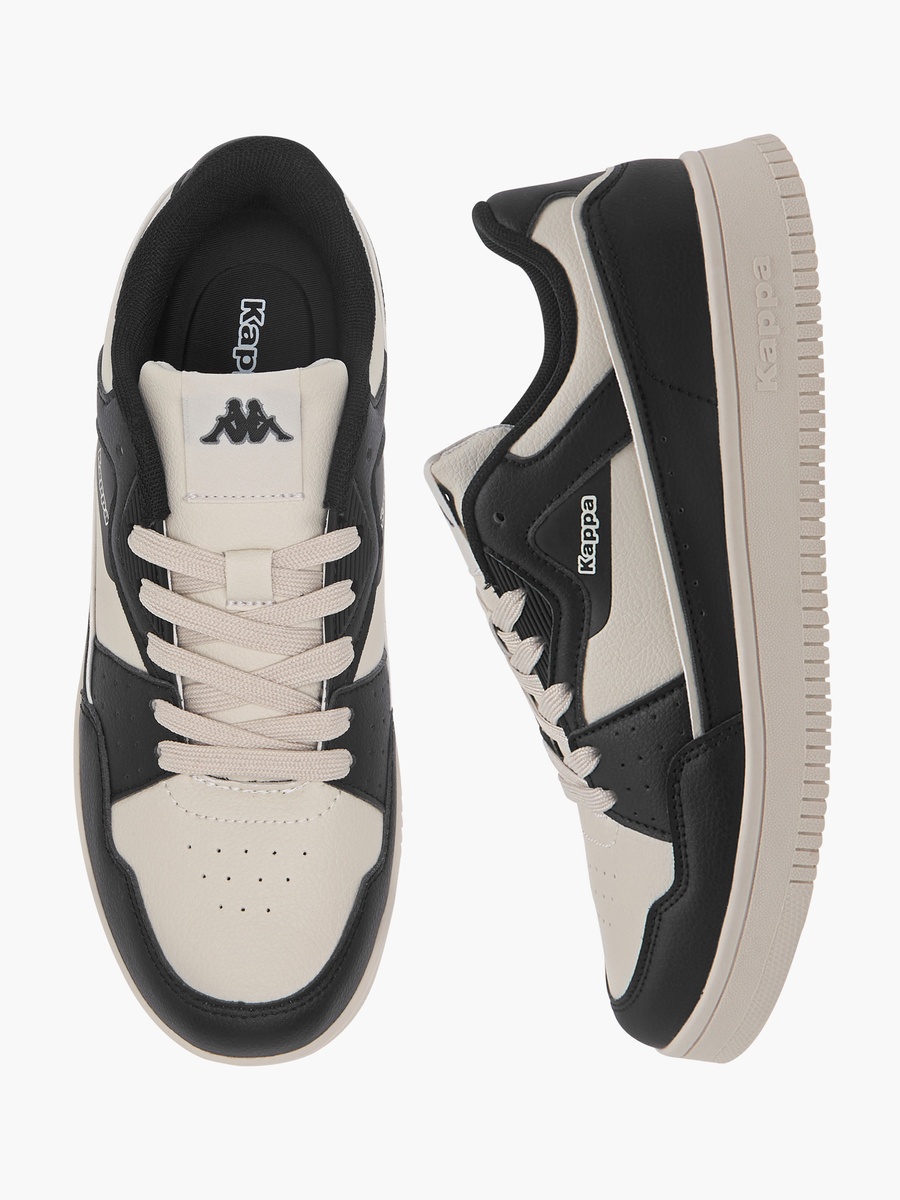 Colourblock Shoes with Lace-Up Closure