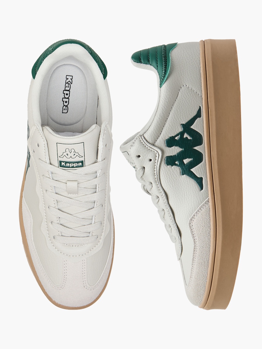 Logo Embossed Sports Shoes with Lace-Up Closure