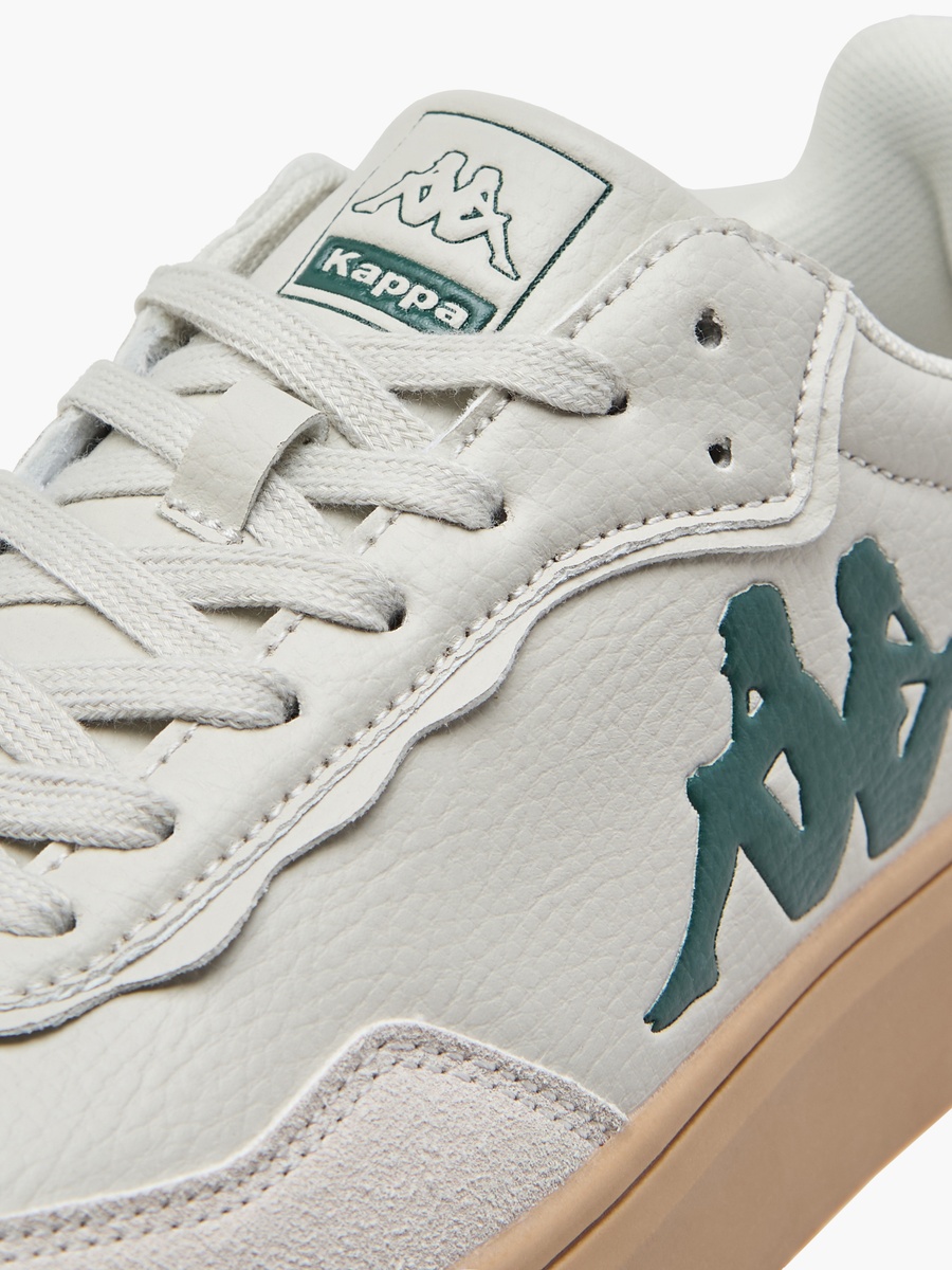 Logo Embossed Sports Shoes with Lace-Up Closure