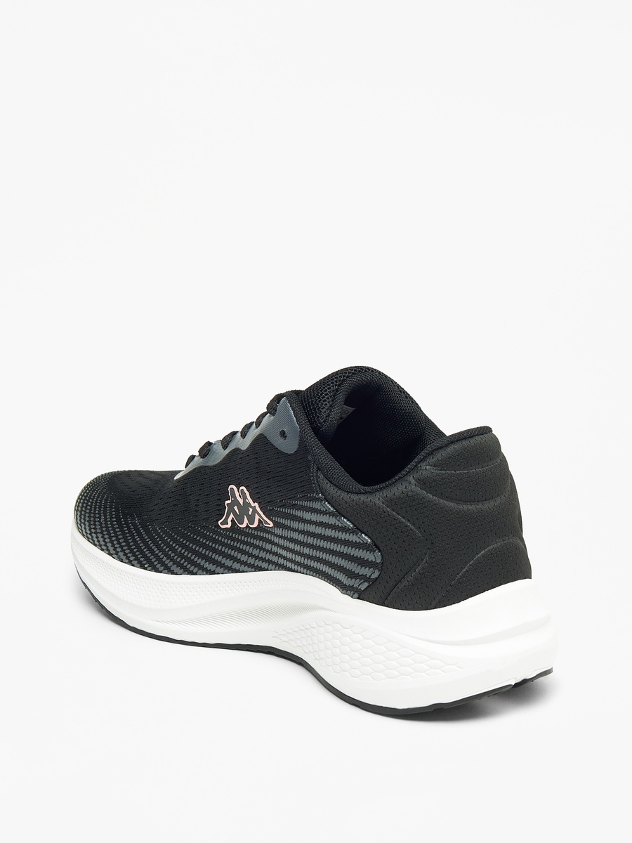 Textured Walking Shoes with Lace-Up Closure