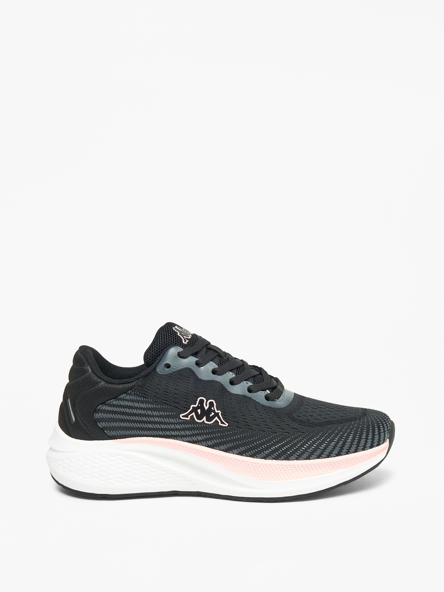 Textured Walking Shoes with Lace-Up Closure