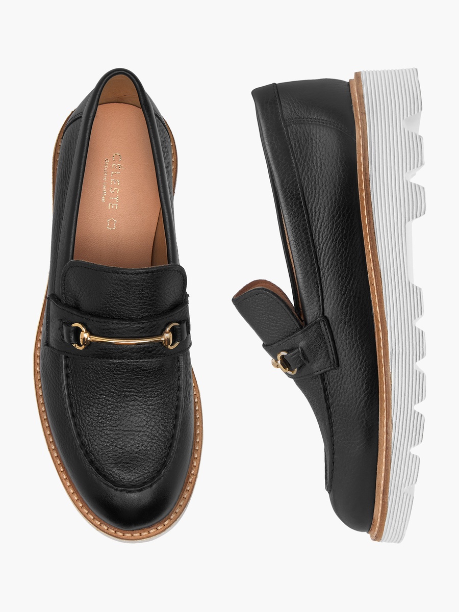 Metal Accent Slip-On Loafers