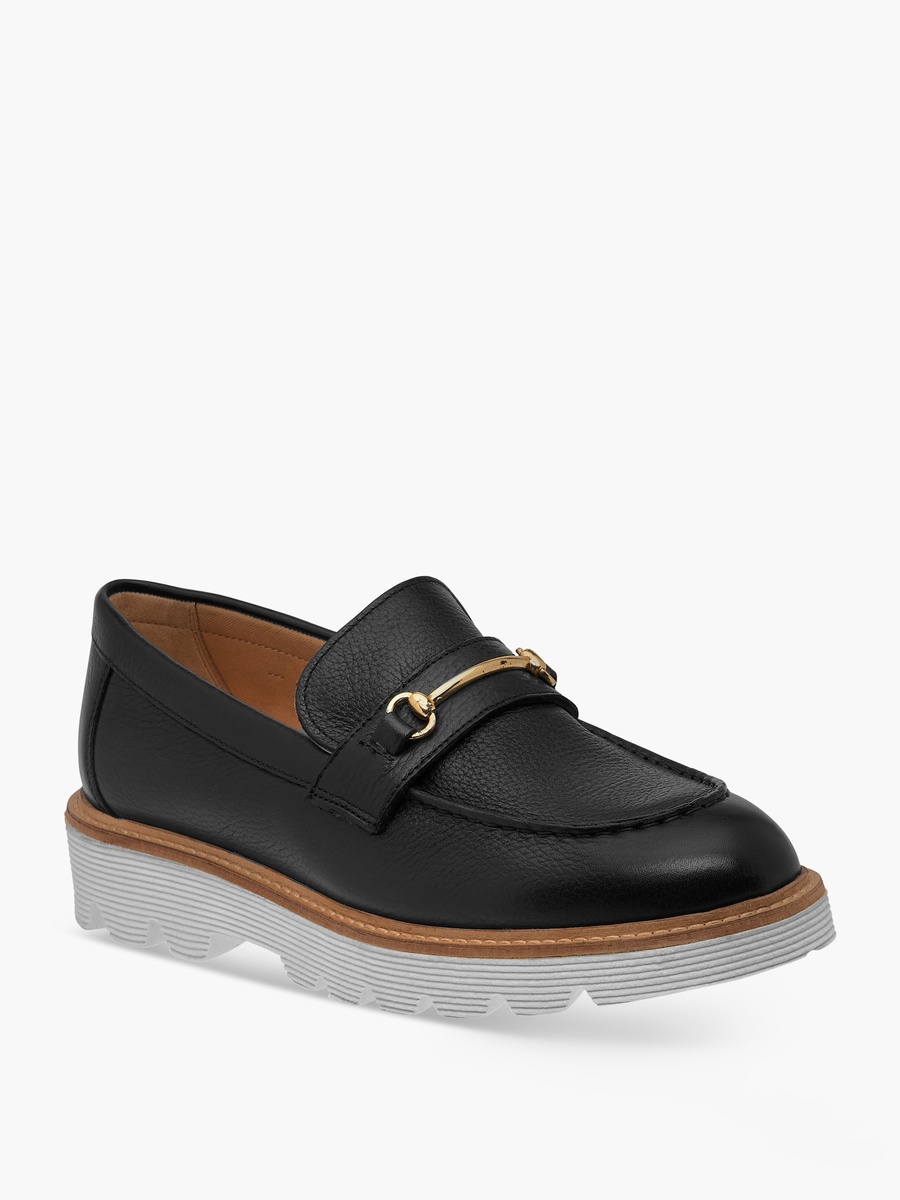 Metal Accent Slip-On Loafers