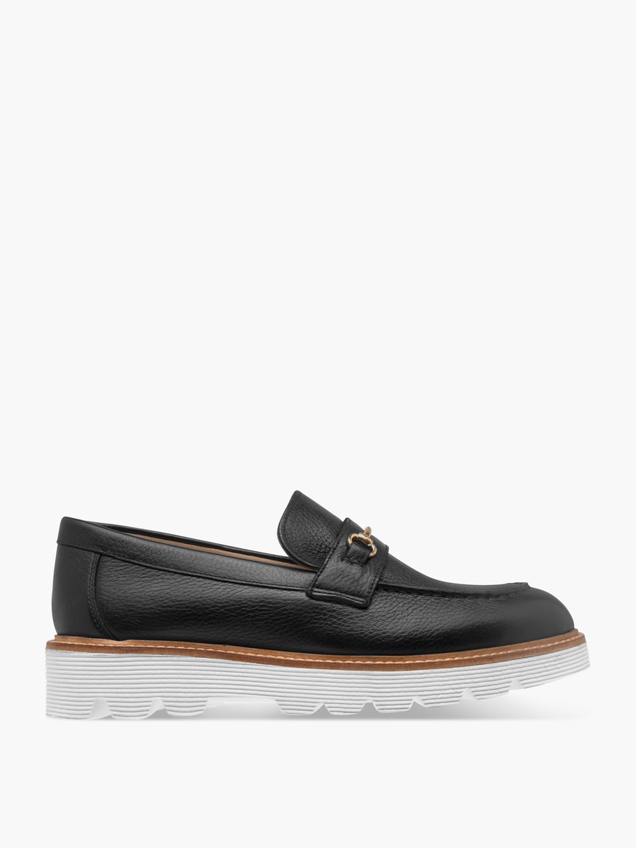 Metal Accent Slip-On Loafers