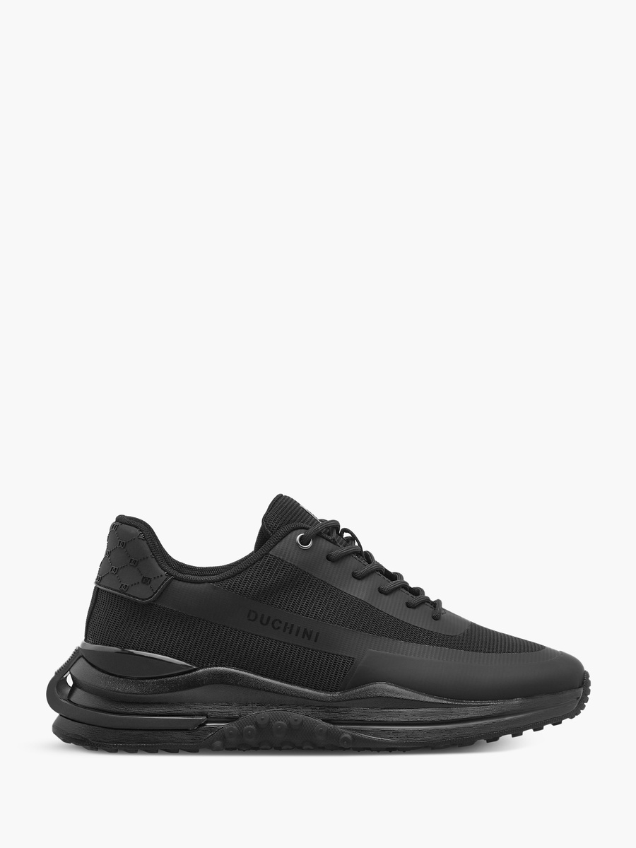 Panelled Lace-Up Sneakers