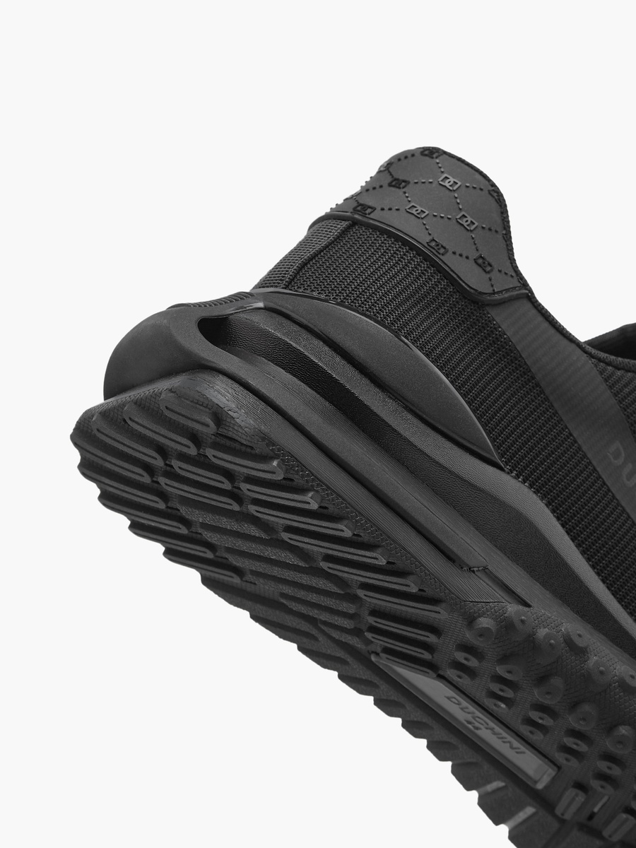 Panelled Lace-Up Sneakers