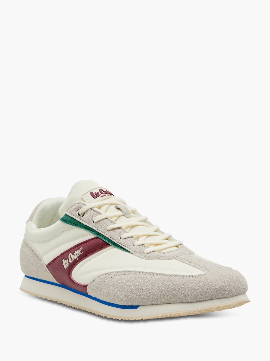 Colourblock Shoes with Lace-Up Closure