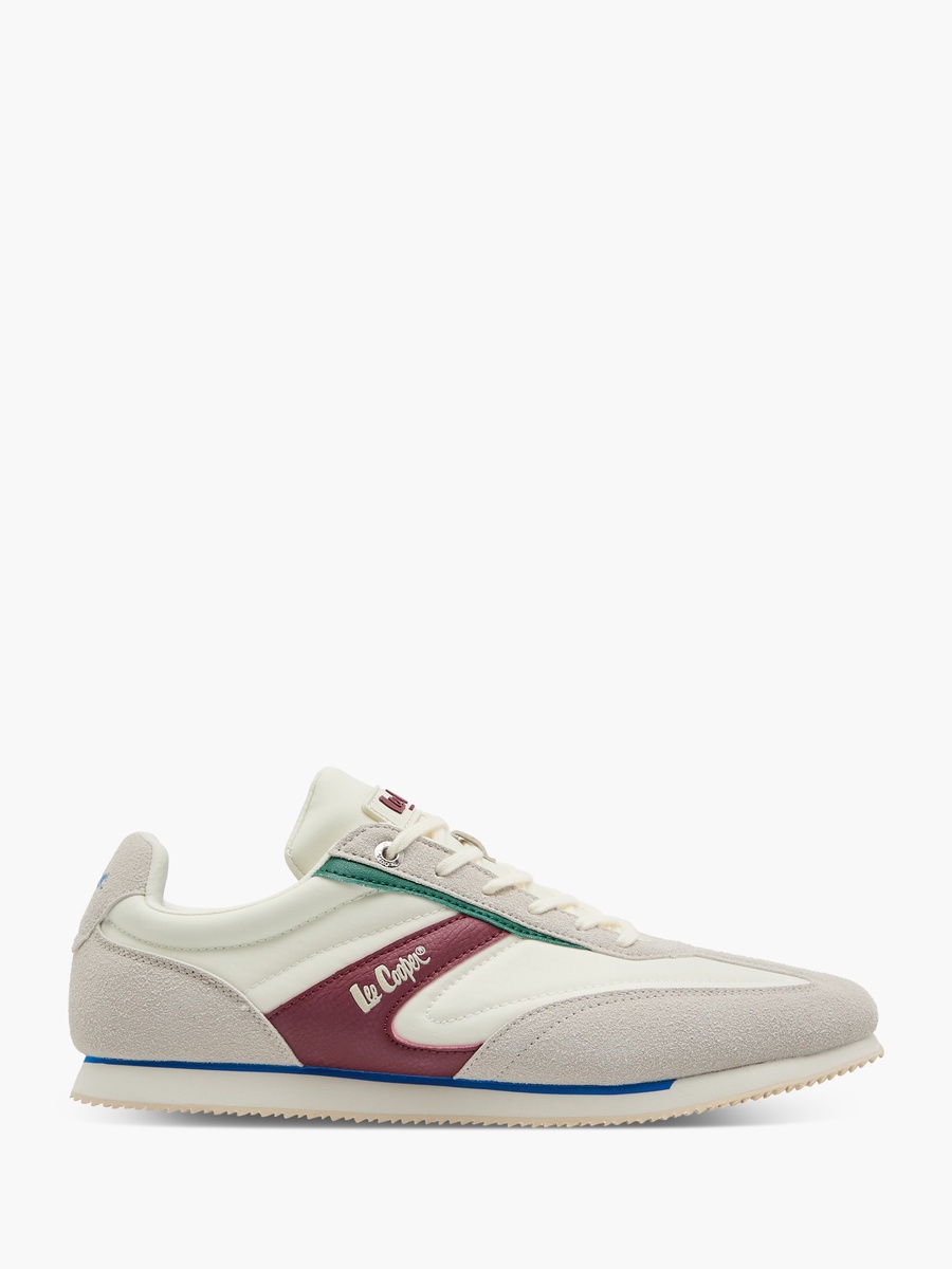 Colourblock Shoes with Lace-Up Closure
