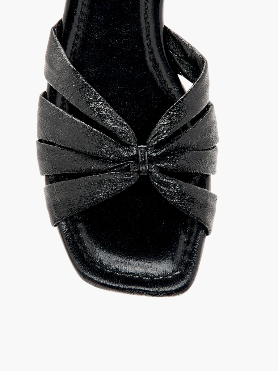 Metallic Slip-On Flat Sandals