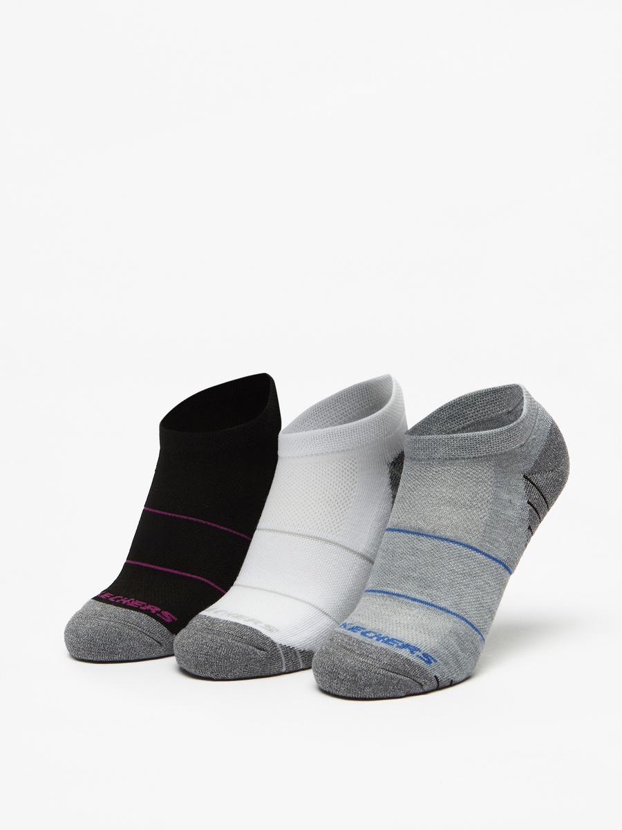 Striped Ankle Length Sports Socks - Set of 3