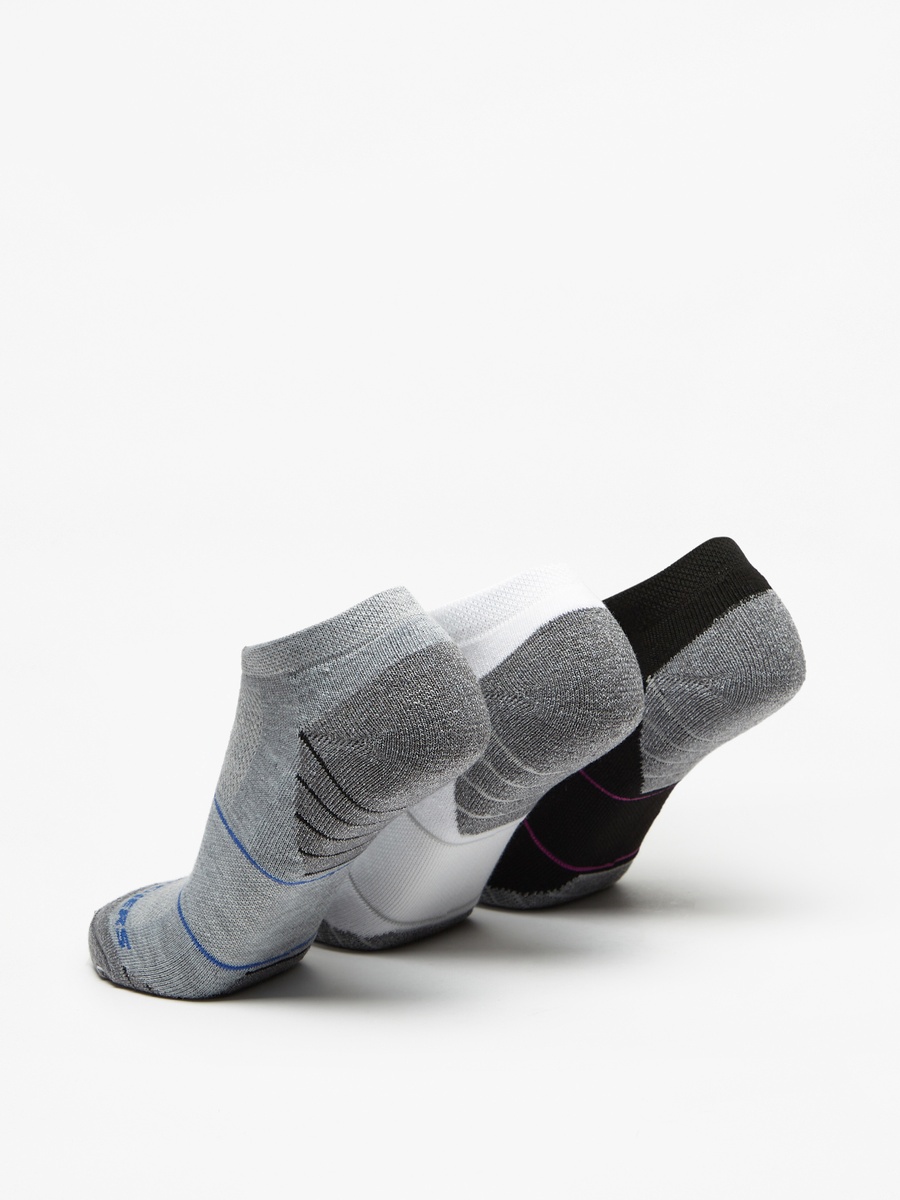 Striped Ankle Length Sports Socks - Set of 3