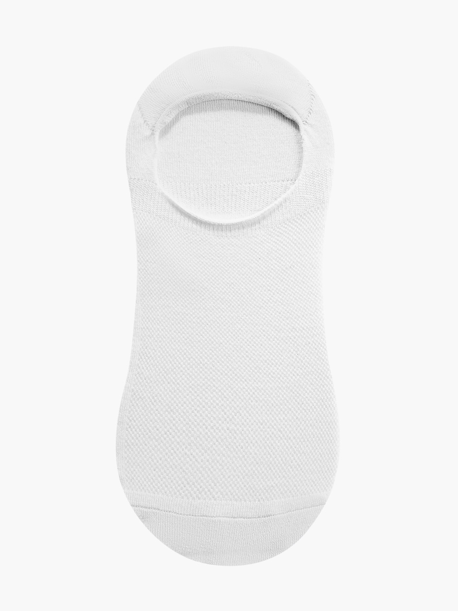 Textured Non Terry No Show Socks - Set of 5