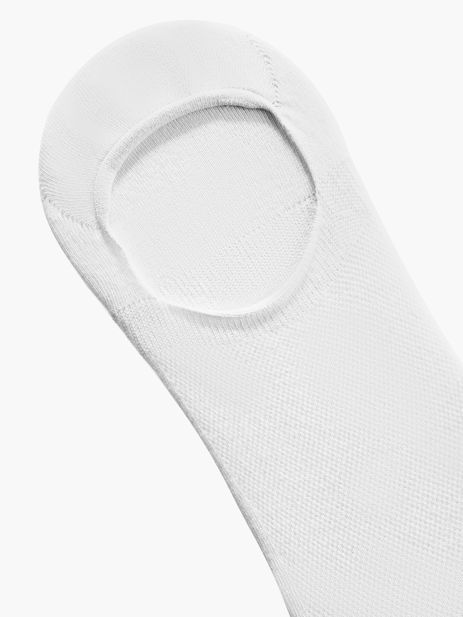 Textured Non Terry No Show Socks - Set of 5