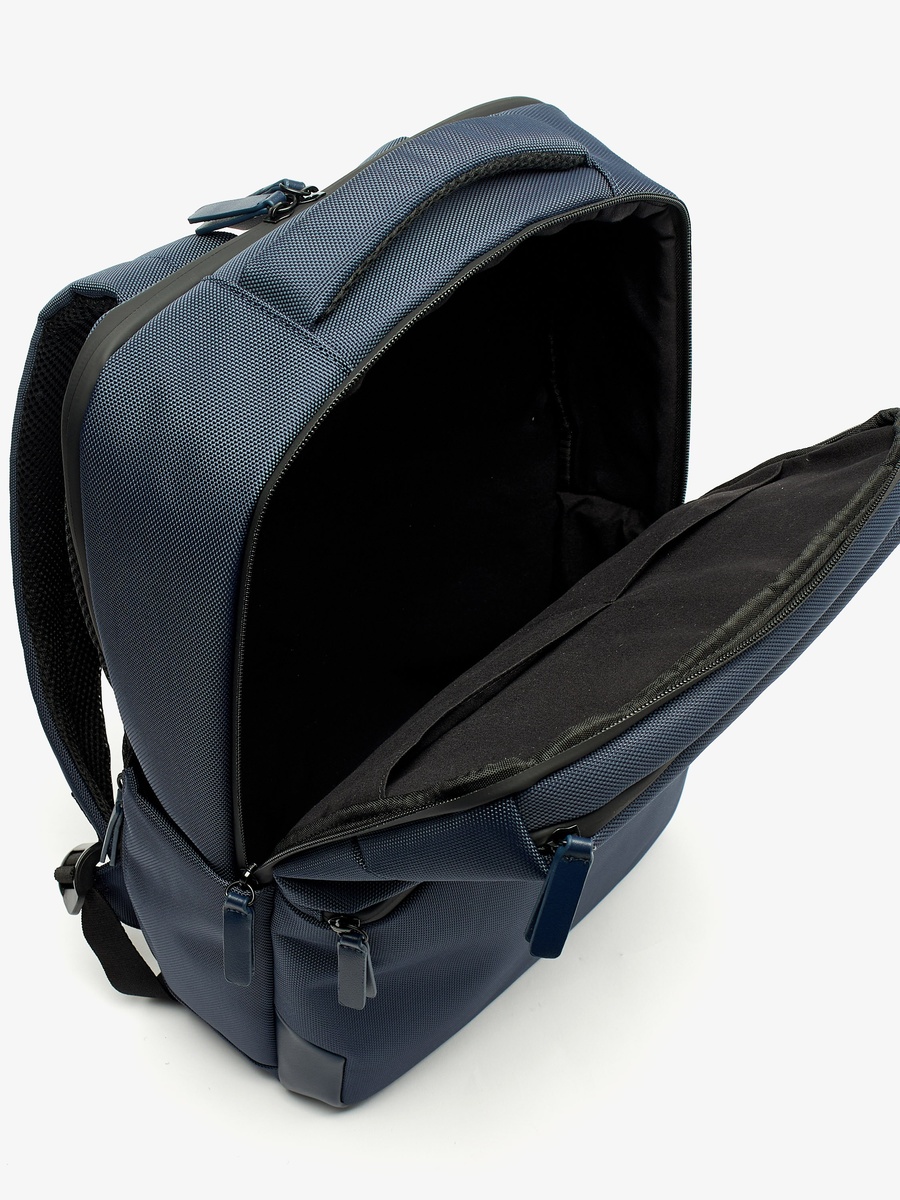 Solid Backpack with Adjustable Straps and Zip Closure