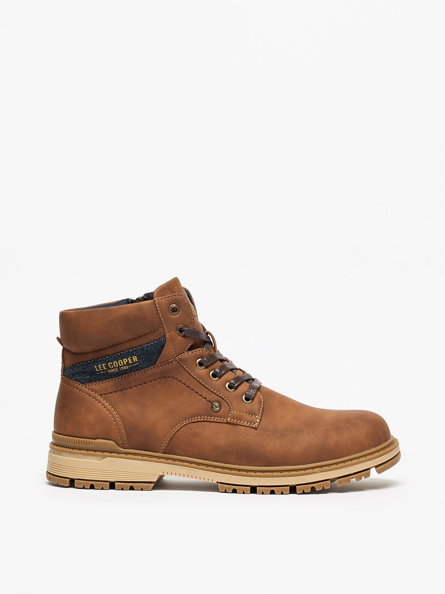 Solid Boots with Lace-Up Closure