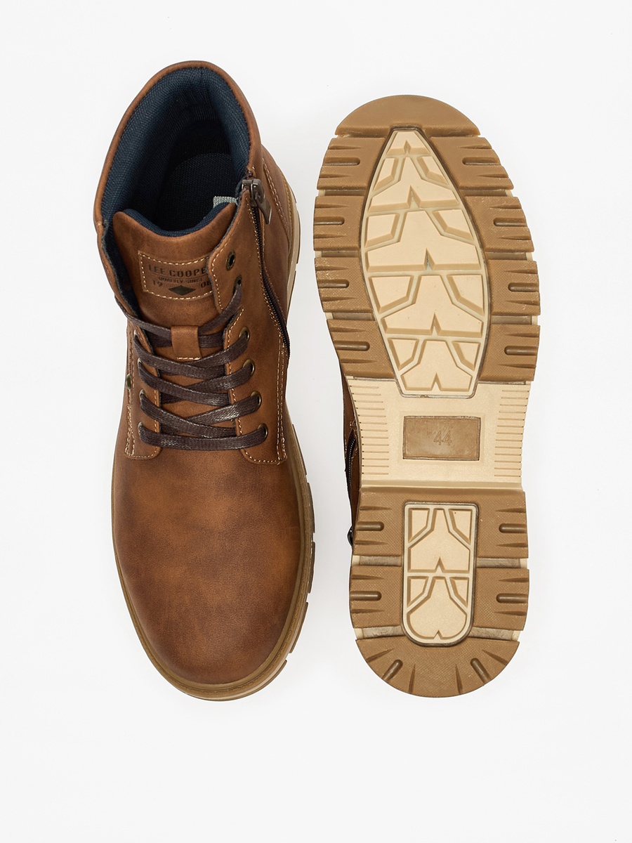 Solid Boots with Lace-Up Closure