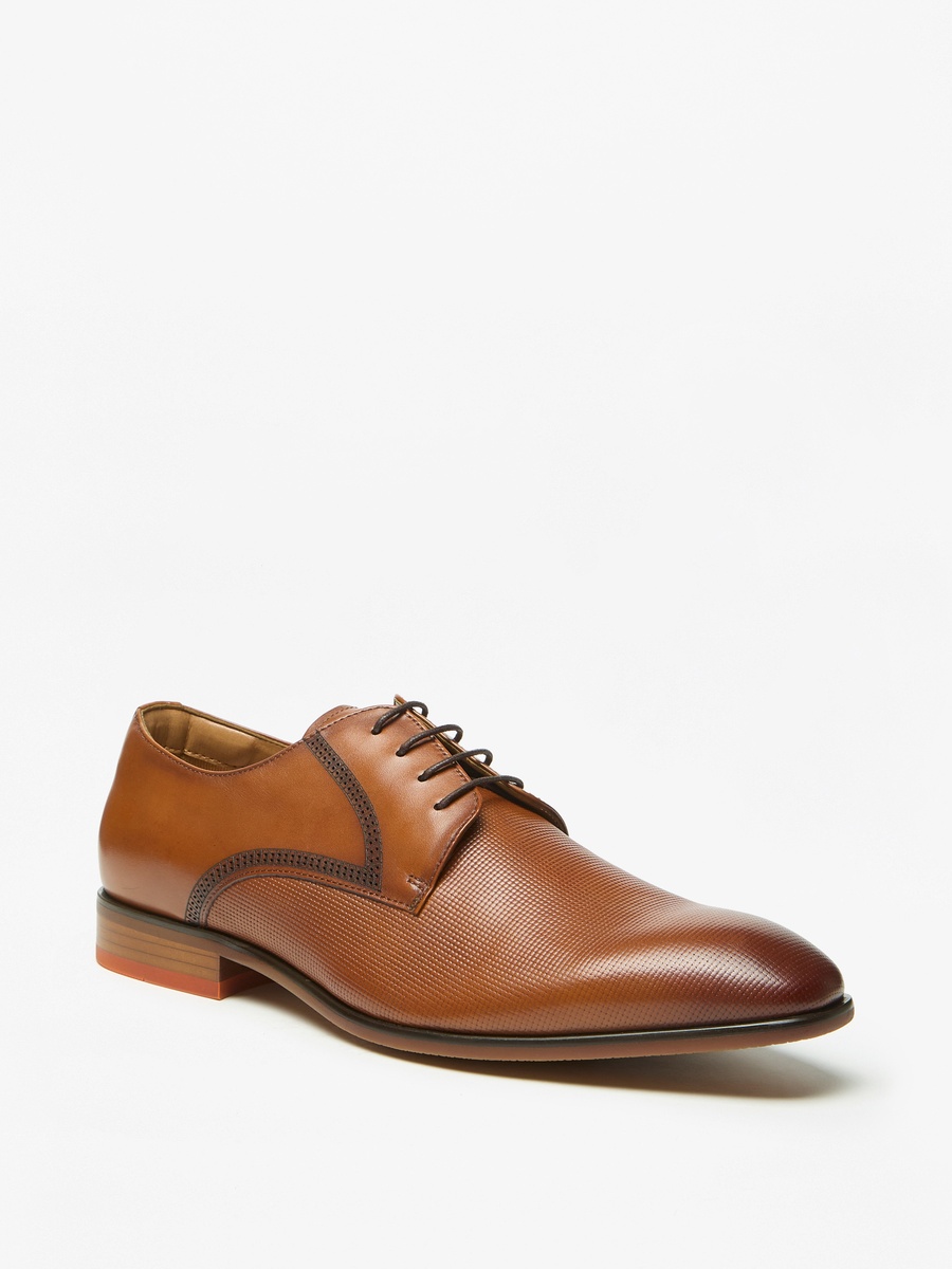 Derby Shoes with Lace-Up Closure