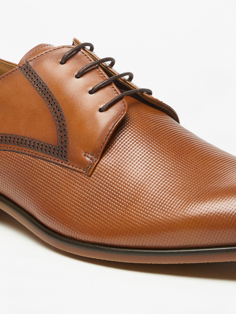 Derby Shoes with Lace-Up Closure
