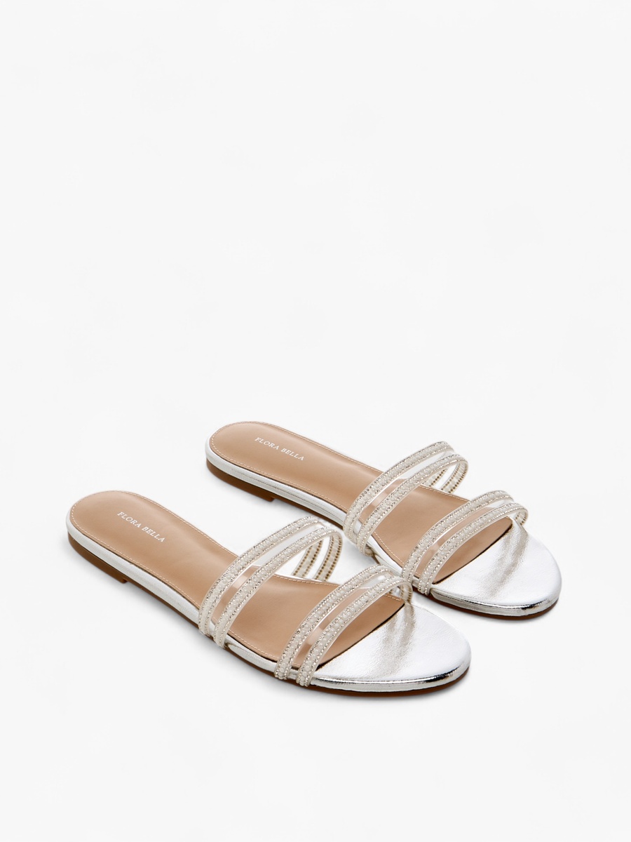 Embellished Slip-On Sandals