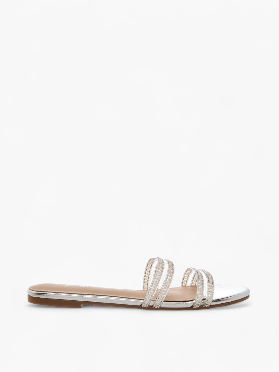 Embellished Slip-On Sandals