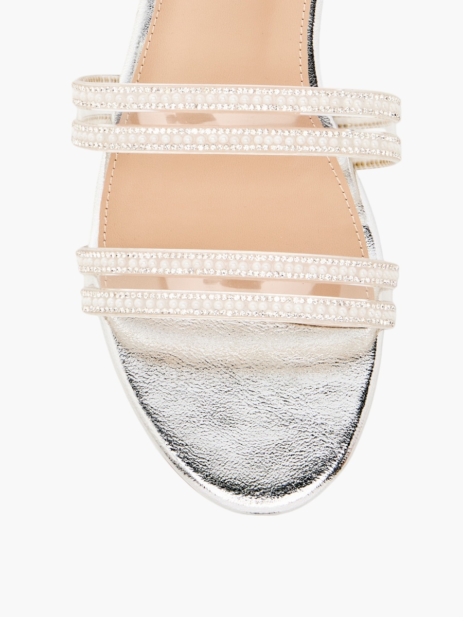 Embellished Slip-On Sandals