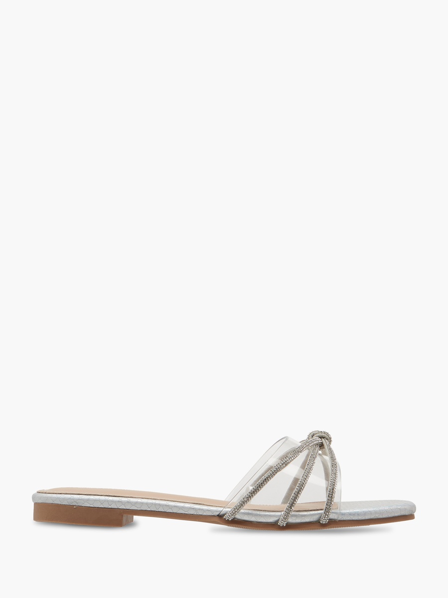 Embellished Slip-On Sandals