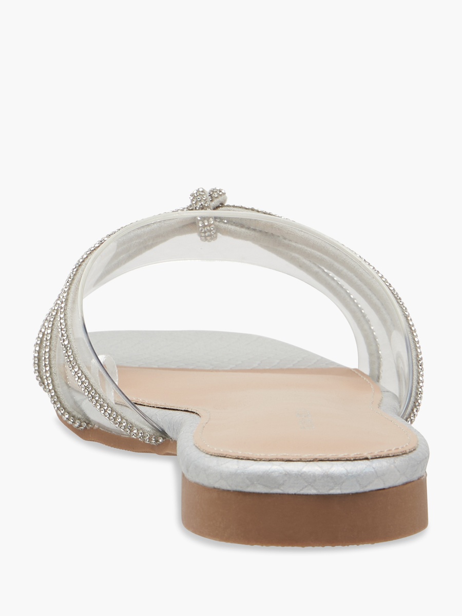 Embellished Slip-On Sandals
