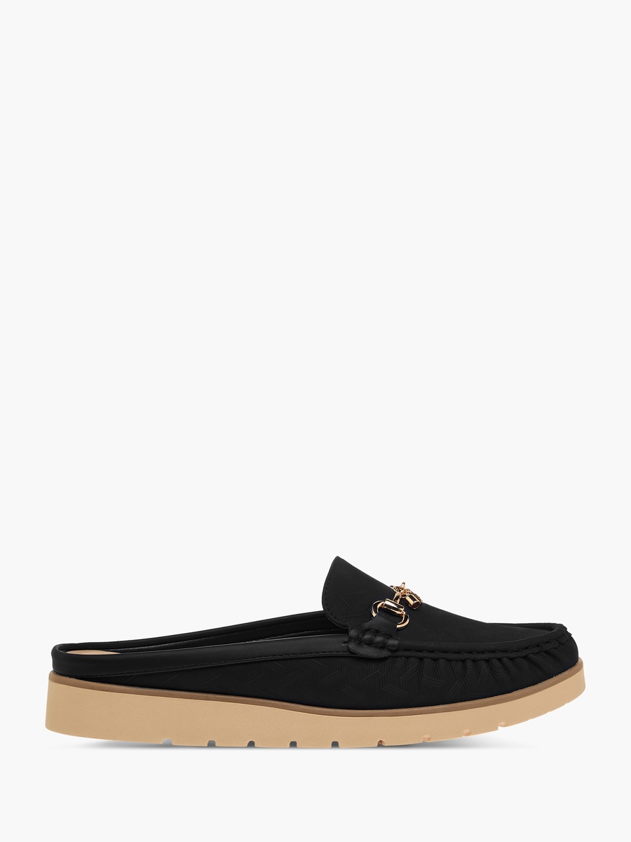 Metal Accent Slip-On Mules