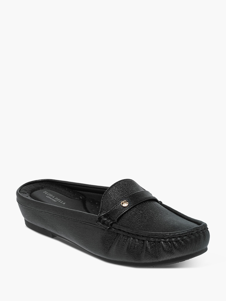 Textured Slip-On Mules