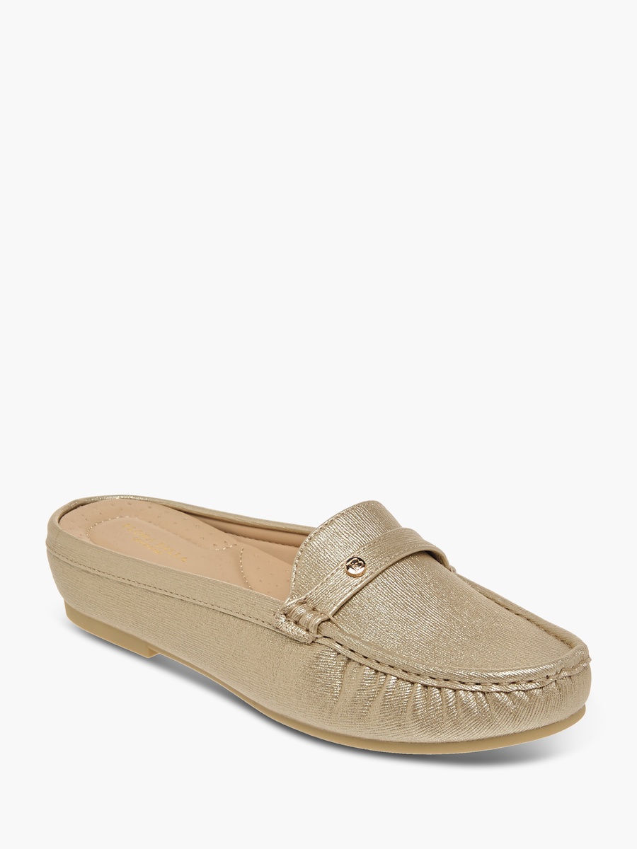 Textured Slip-On Mules
