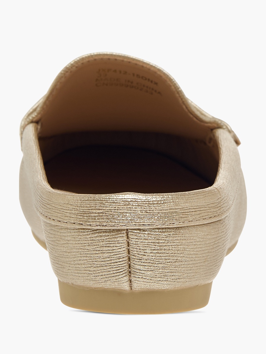 Textured Slip-On Mules