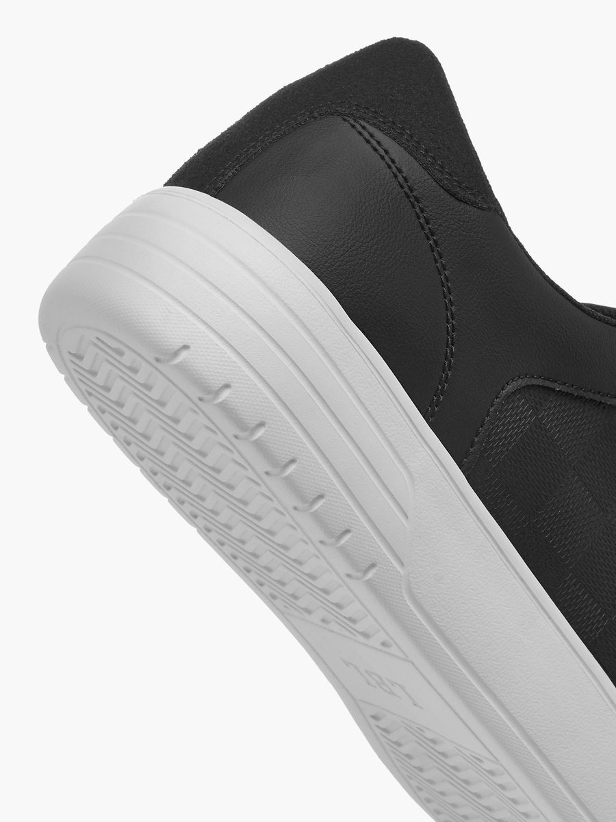 Panelled Lace-Up Sneakers