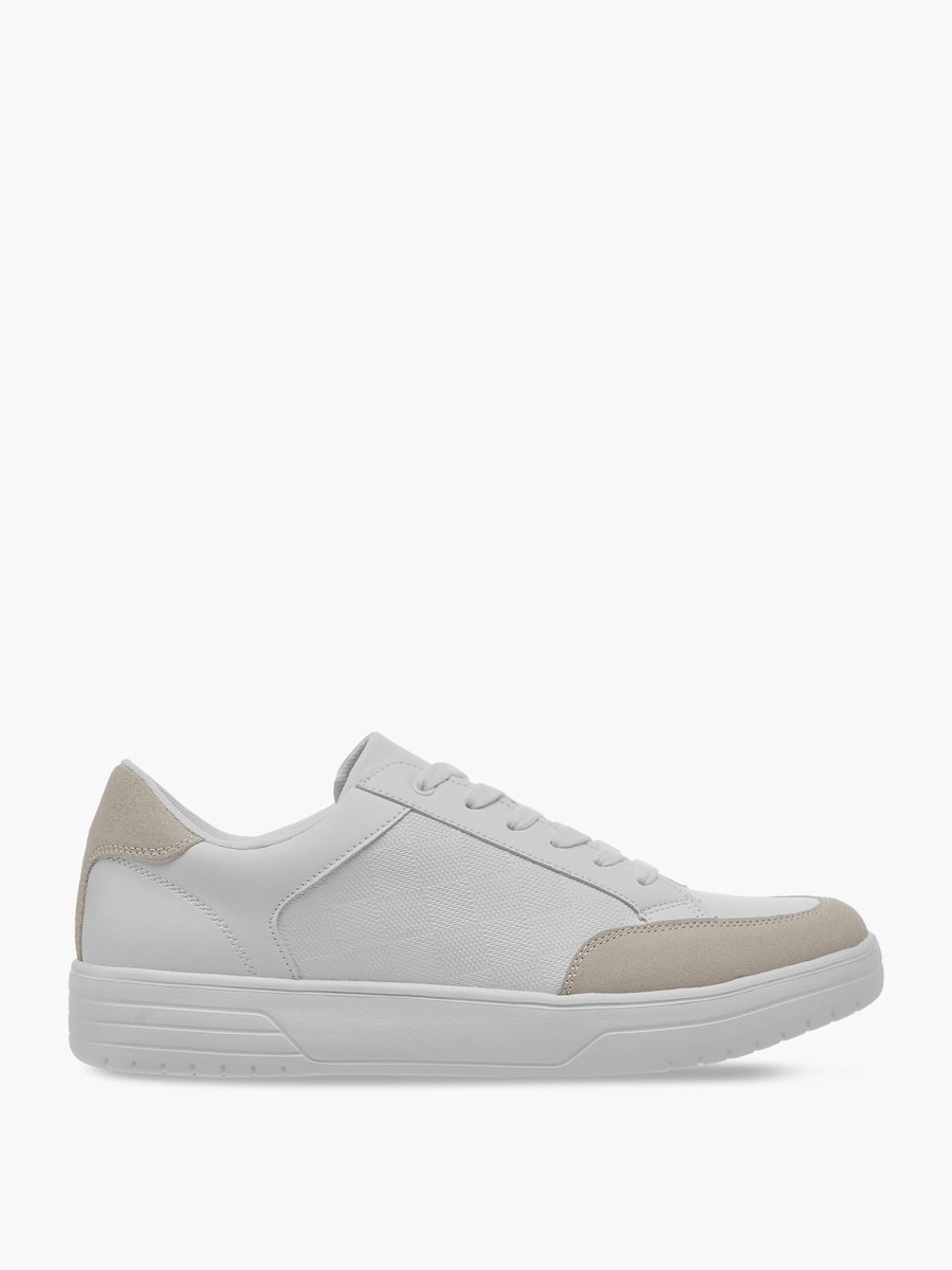 Panelled Lace-Up Sneakers