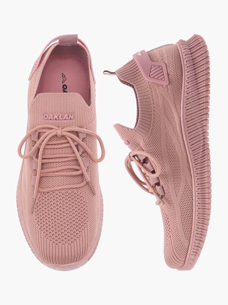 Textured Sneakers with Lace-Up Closure