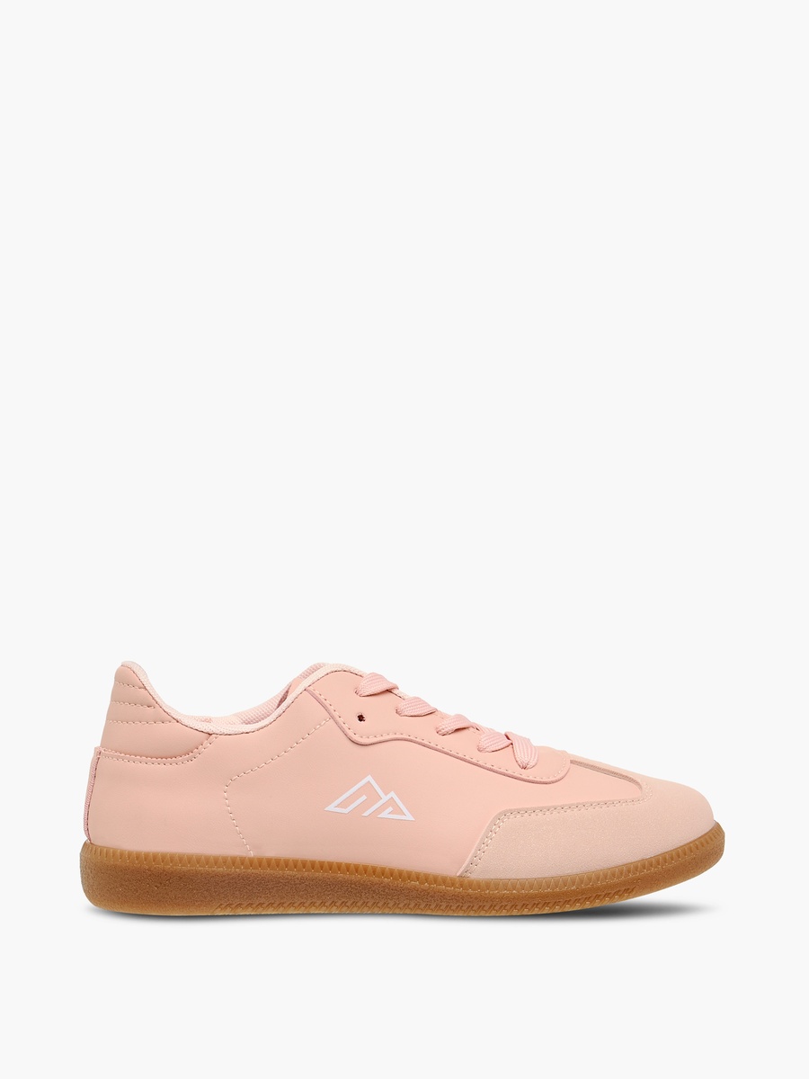 Panelled Lace-Up Sneakers