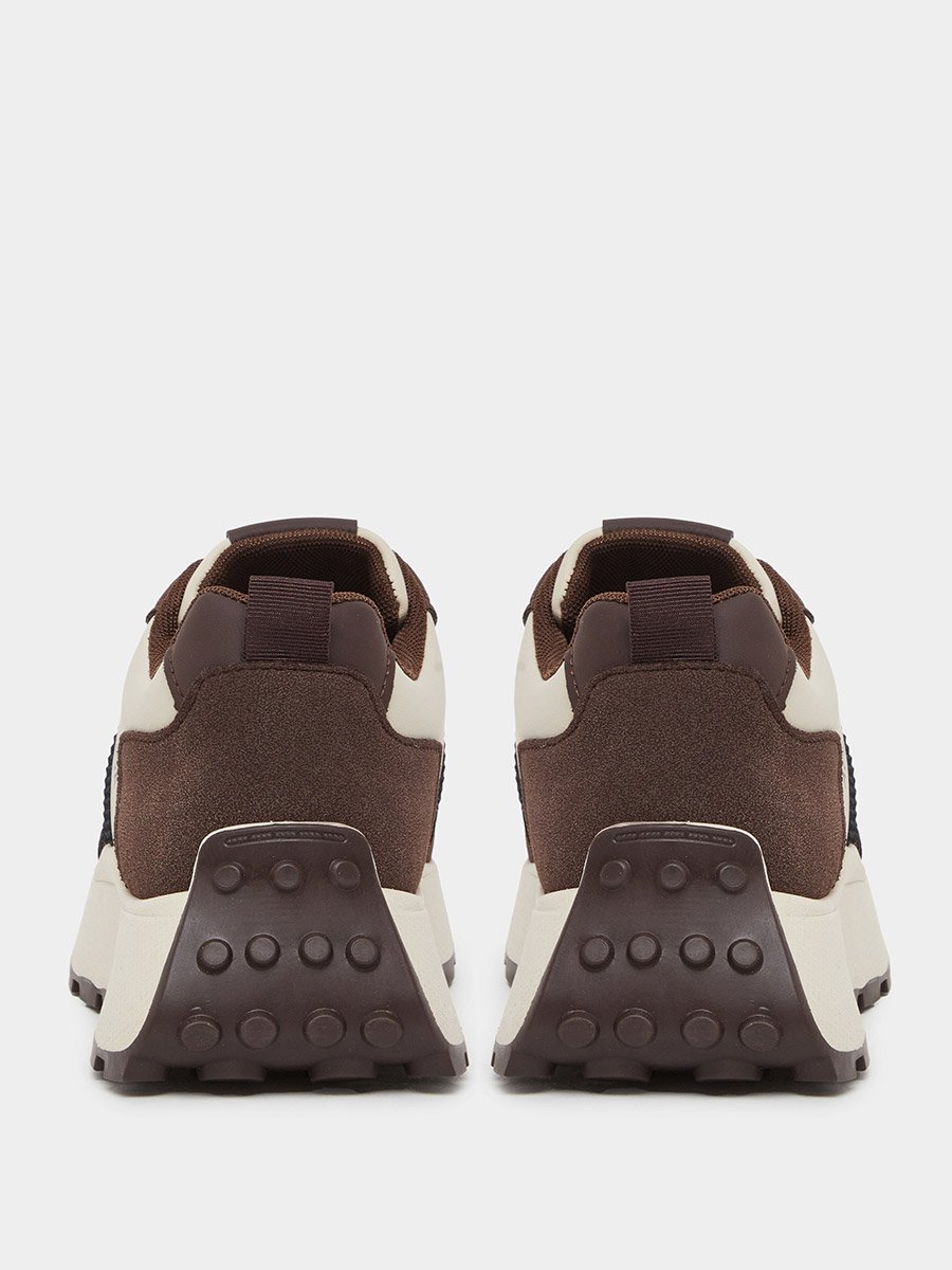 Color Block Lace Up Sneakers