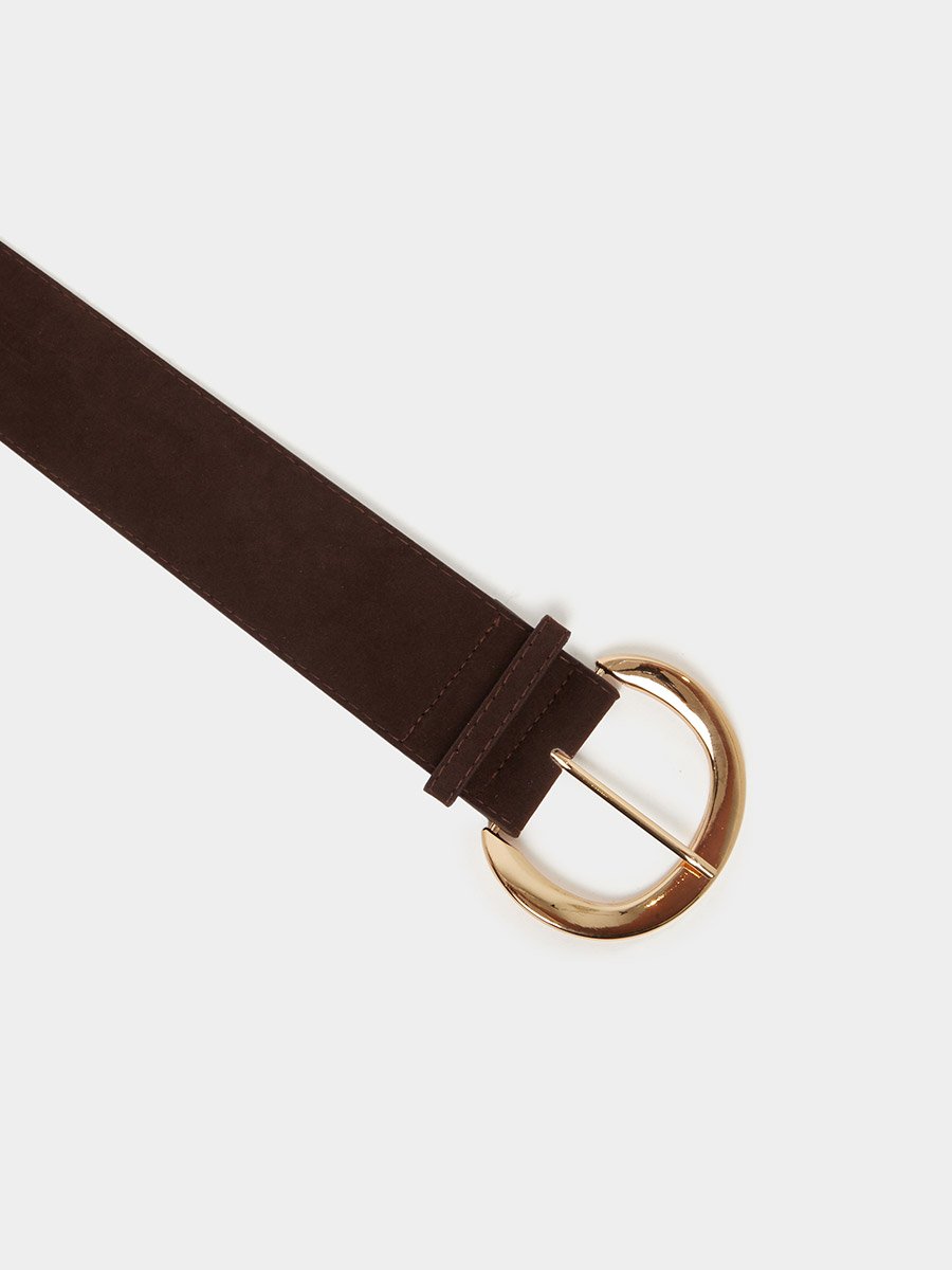 Wide Tangle Buckle Belt