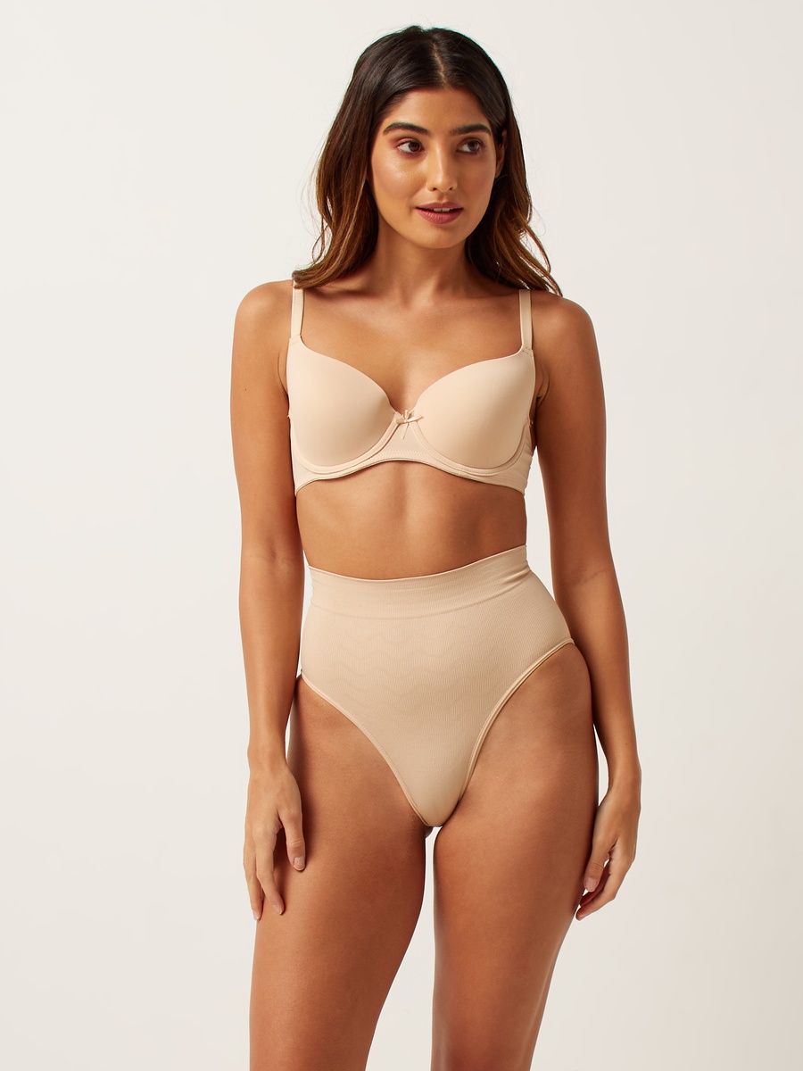 Textured Shaping Briefs with Elasticised Waistband