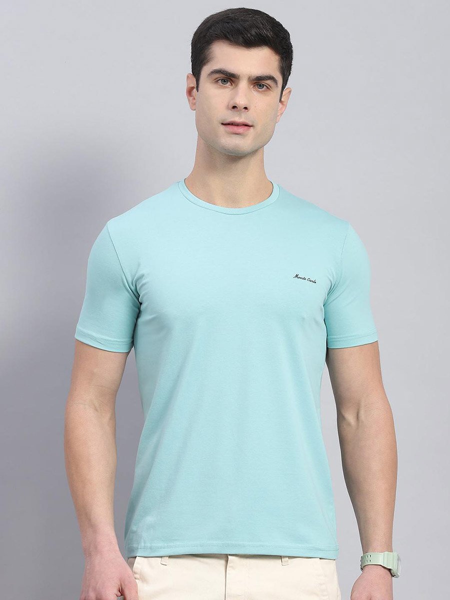 Slogan Print Round Neck Short Sleeve T-Shirt