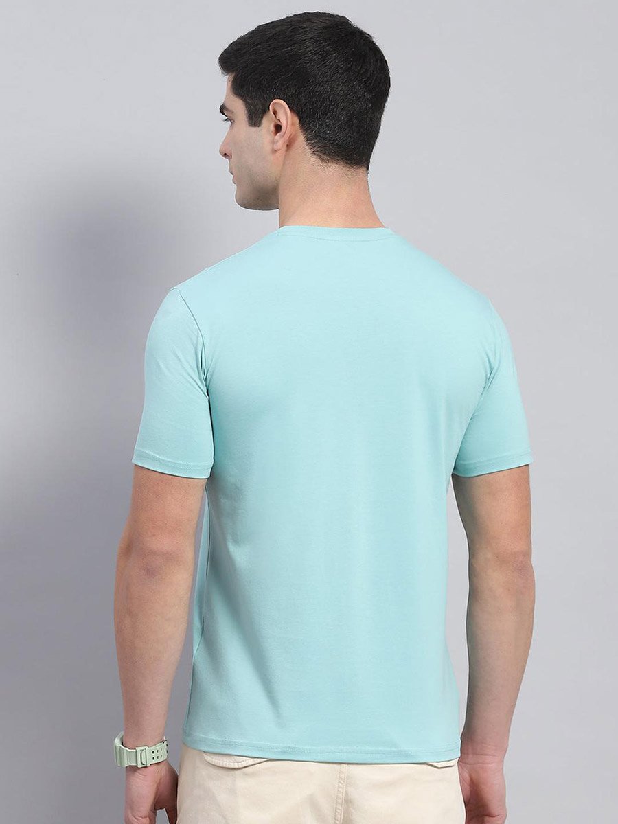 Slogan Print Round Neck Short Sleeve T-Shirt