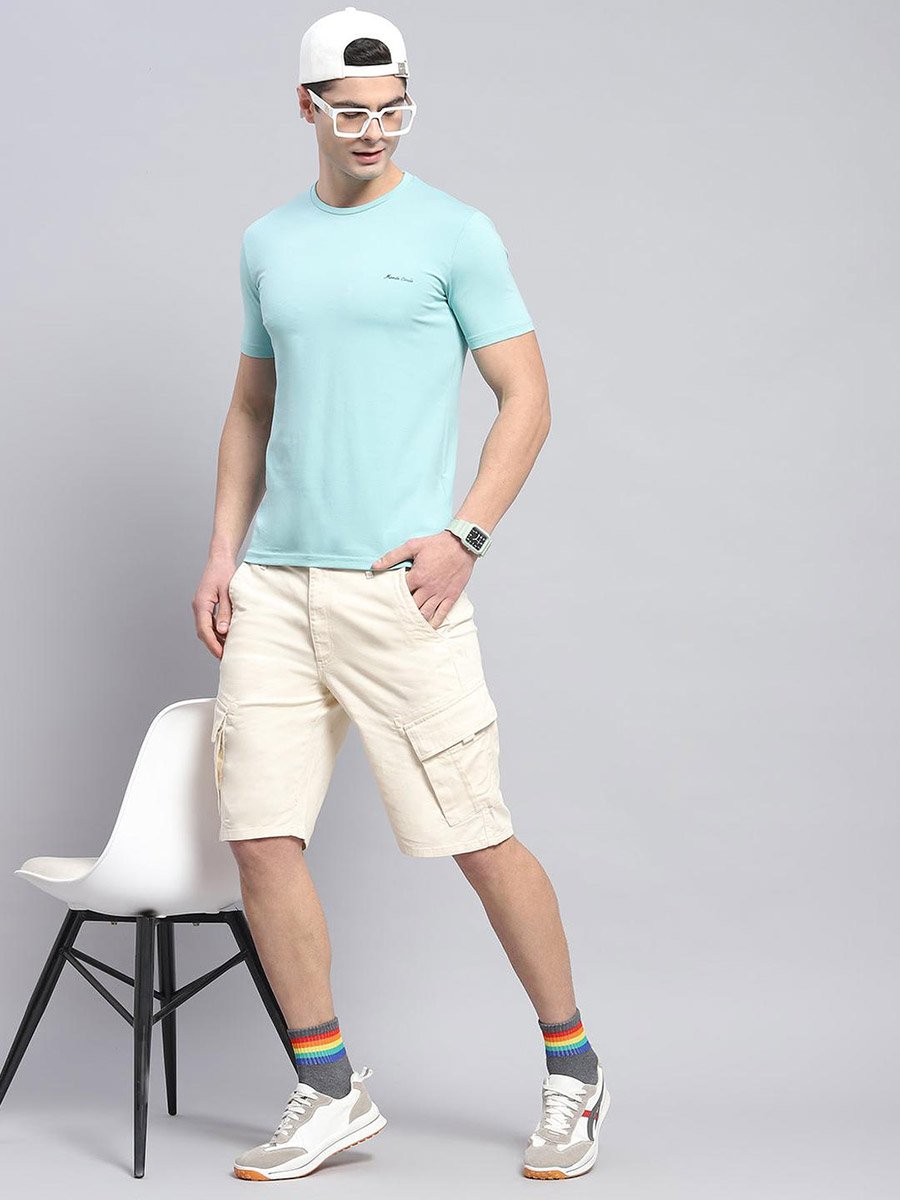Slogan Print Round Neck Short Sleeve T-Shirt