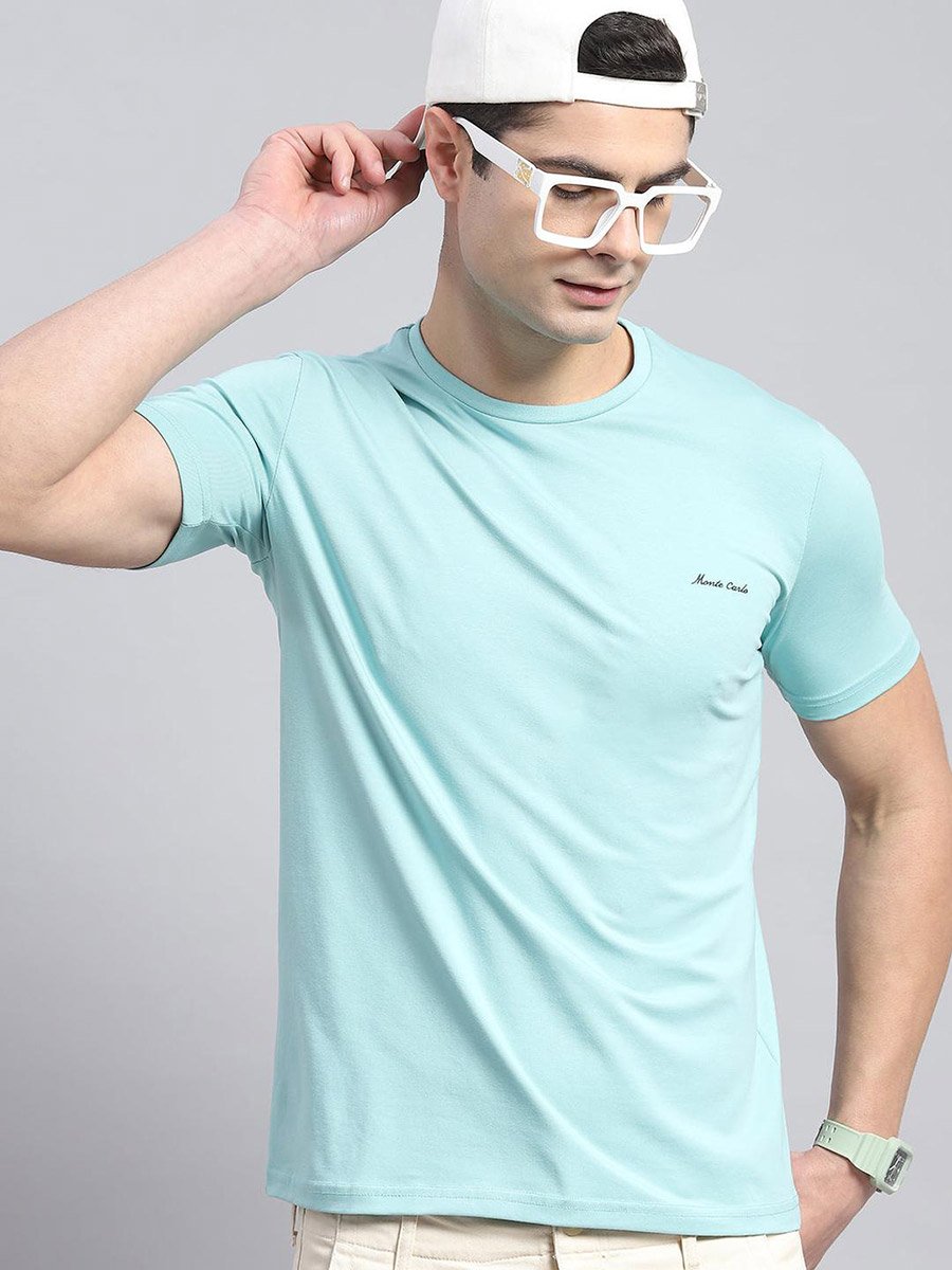 Slogan Print Round Neck Short Sleeve T-Shirt