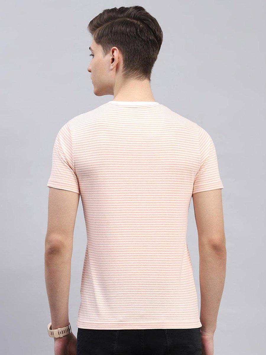 Slogan Printed Round Neck Regular Fit T-Shirt
