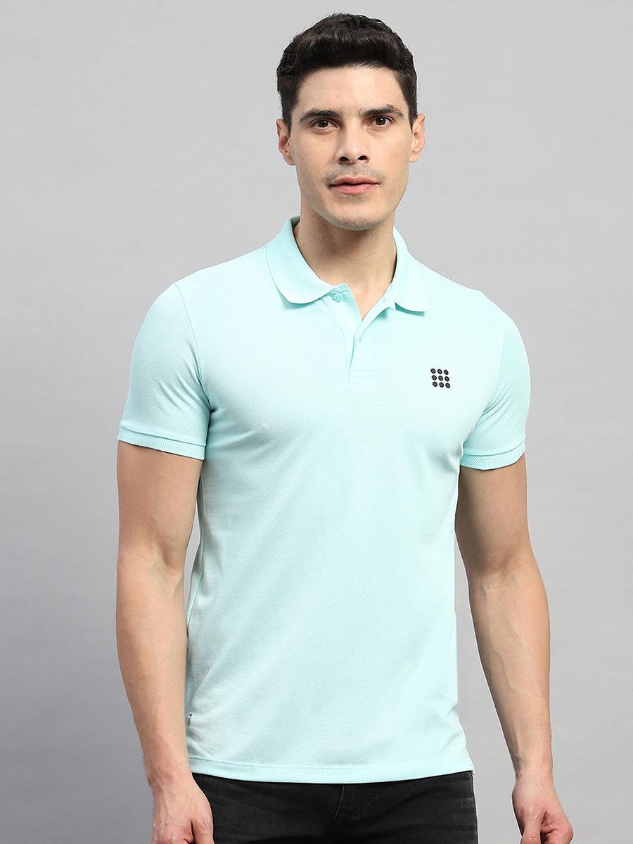 Solid Short Sleeve Regular Fit Polo T-Shirt
