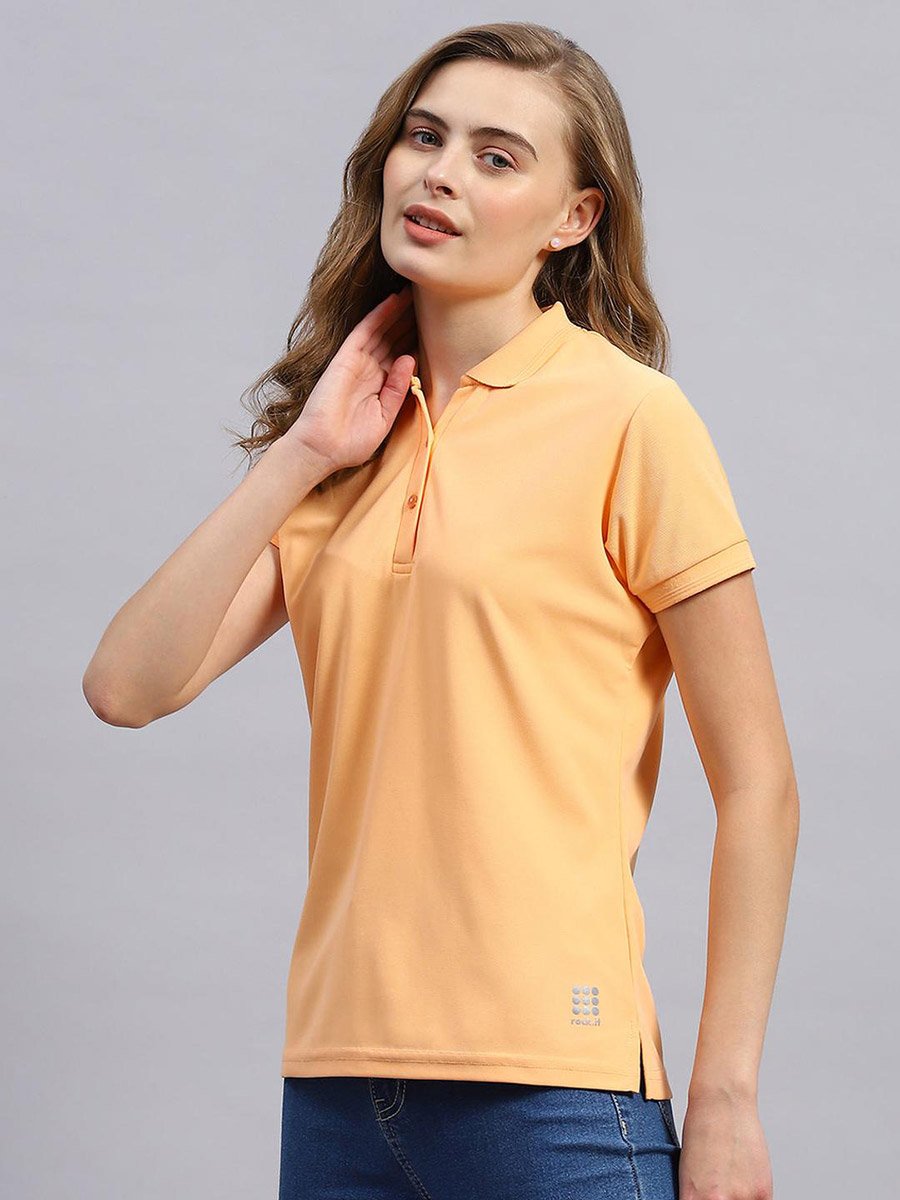 Solid Short Sleeve Regular Fit Polo T-Shirt