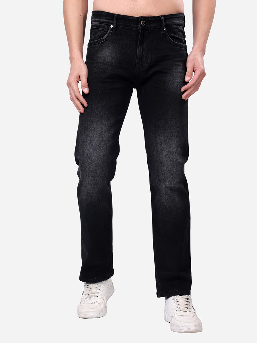 Mid Rise Faded Comfort Fit Jeans